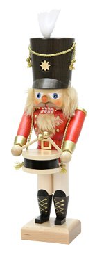 Red Drummer<br>Small Ulbricht Nutcracker